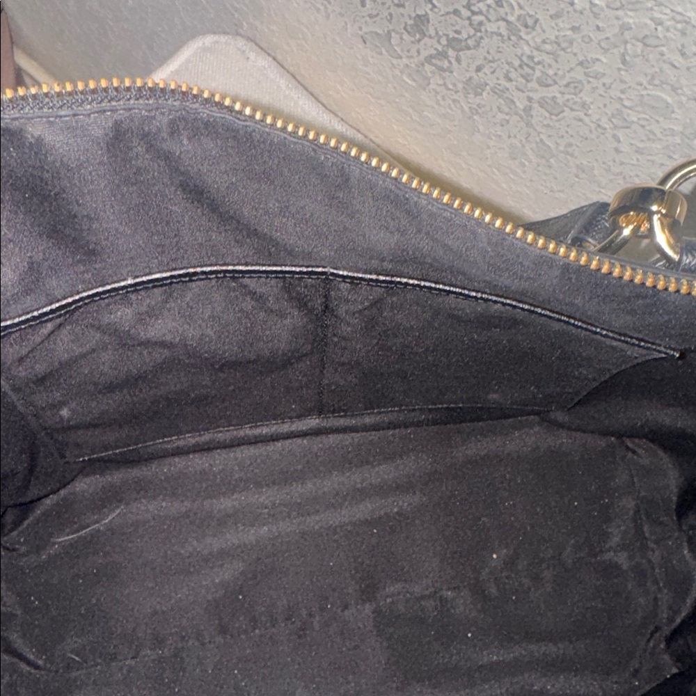 Like New, Coach vintage black coated canvas large zip tote. - Picture 10 of 13